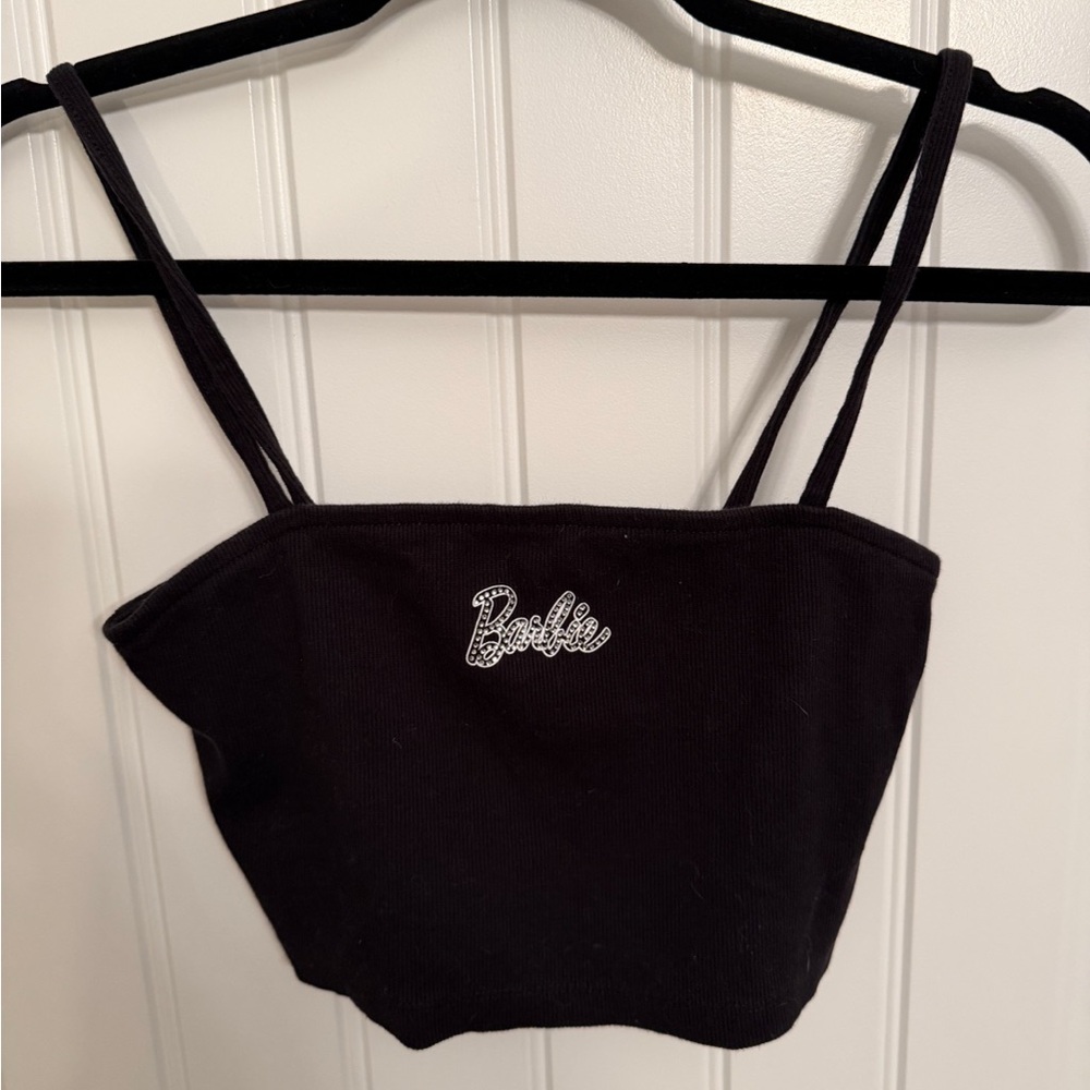 Forever 21 Black Barbie Tank Top